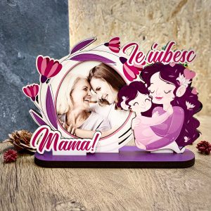 Trofeu Personalizat Printat- Te iubesc, mama!